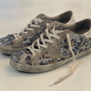 Golden Goose Glitter Superstar Low-Tops Size 8